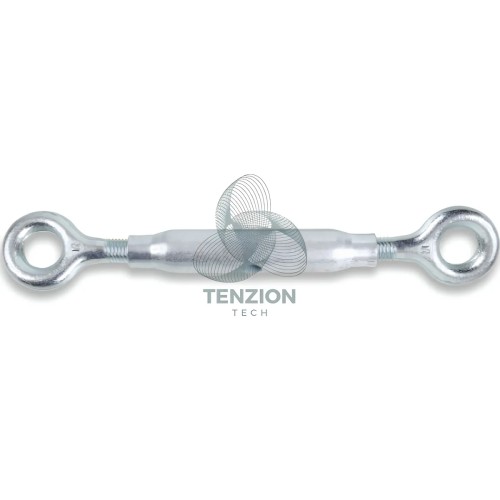 Tenditore Due Occhi Forgiato A Caldo Canaula A Tubo DIN 1478 Zincato