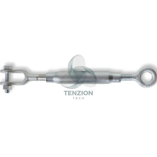 Tenditore Occhio Forcella Canaula A Tubo DIN 1478 Zincato