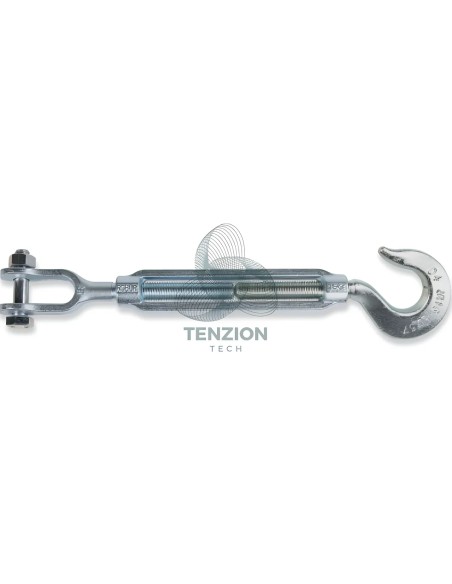 Tenditore Gancio Forcella Zincato