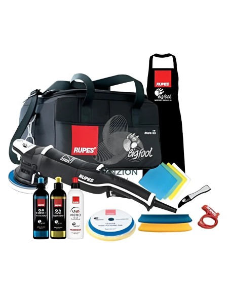 Kit Lucidatrice Rotorbitale Bigfoot Ø125mm 500W - Rupes LHR15V/LUX