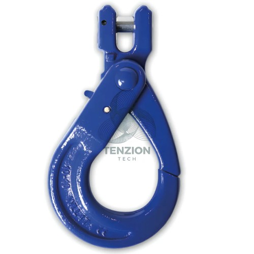 Gancio Per Sollevamento Tipo Self Locking A Forcella Grado 10 Acciaio Legato Altissima Resistenza