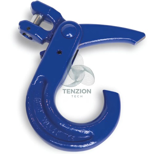 Gancio Per Sollevamento Tipo Self Locking A Forcella Grado 10 Acciaio Legato Altissima Resistenza