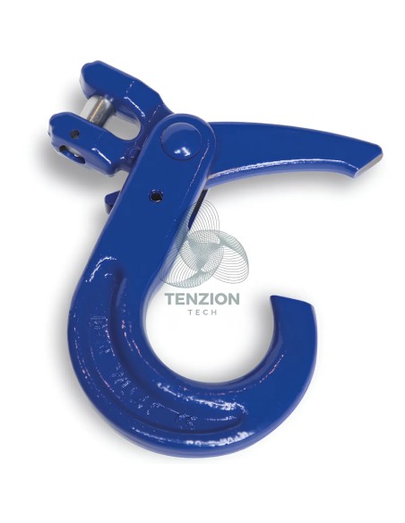 Gancio Per Sollevamento Tipo Self Locking A Forcella Grado 10 Acciaio Legato Altissima Resistenza