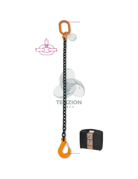 Pendente Per Sollevamento Catena 1 Braccio Grado 8