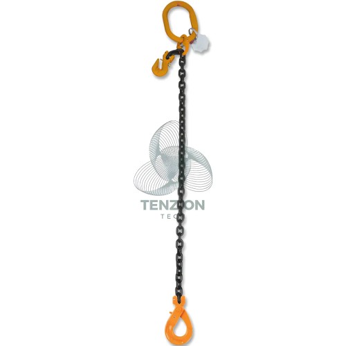 Pendente Per Sollevamento Catena 1 Braccio Gancio Self Locking Accorciatore Grado 8
