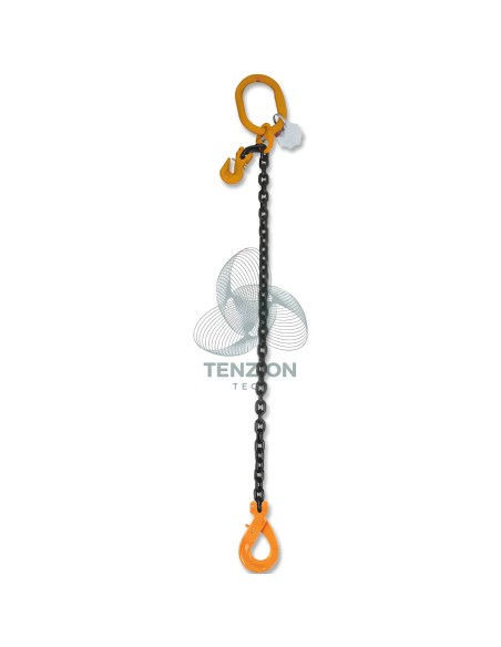Pendente Per Sollevamento Catena 1 Braccio Gancio Self Locking Accorciatore Grado 8