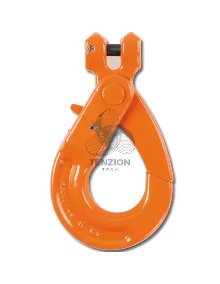 Gancio Per Sollevamento Tipo Self Locking A Forcella Grado 8 Acciaio Legato Alta Resistenza