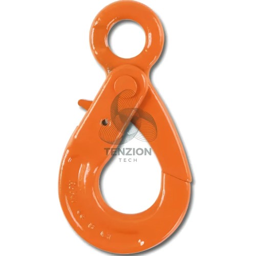 Gancio Per Sollevamento Tipo Self Locking Ad Occhio Grado 8 Acciaio Legato Alta Resistenza
