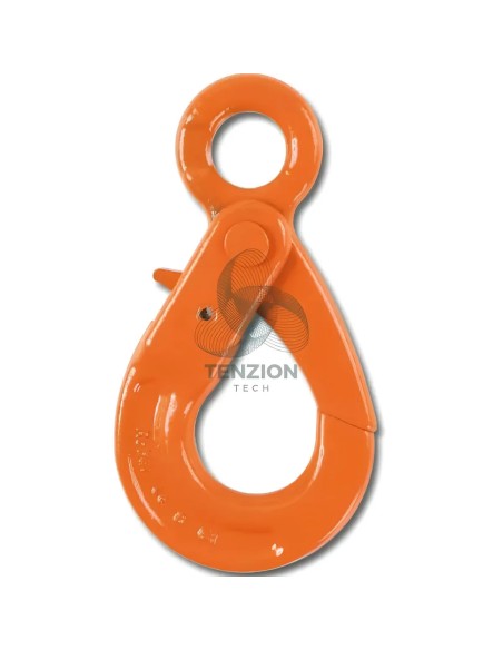 Gancio Per Sollevamento Tipo Self Locking Ad Occhio Grado 8 Acciaio Legato Alta Resistenza
