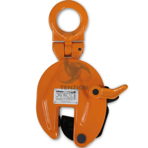 Pinza Per Sollevamento Verticale Di Superfici Piane Durezza 30HRC/300HB Con Anello Sospensione Snodato