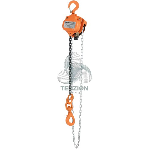Paranco Manuale A Catena Gancio Self Locking