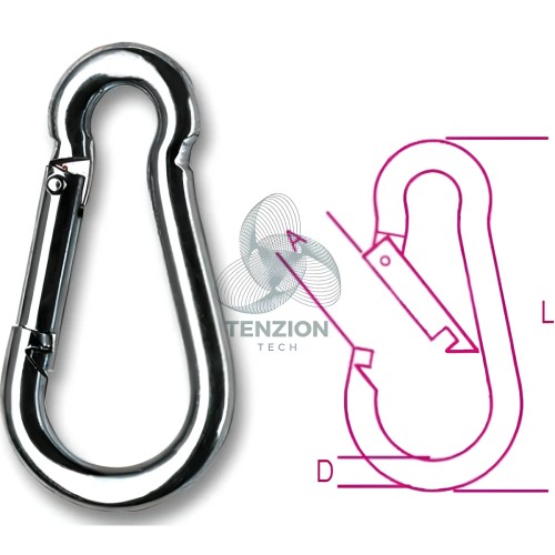 Moschettone Per Connessioni Generiche Zincato