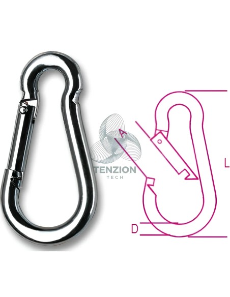 Moschettone Per Connessioni Generiche Zincato