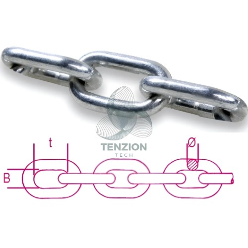 Catena A Mano Per Paranchi 8143 Al Metro Ø4,8mm