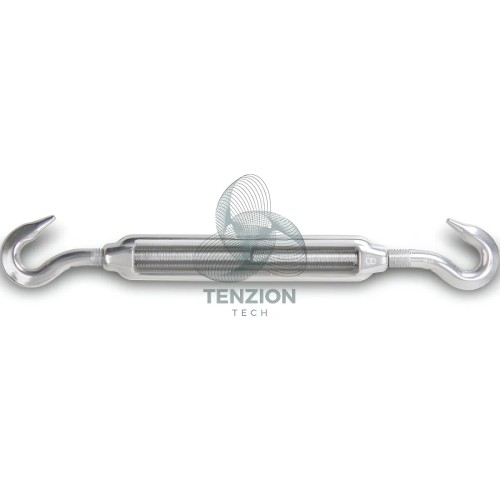 Tenditore Due Ganci Acciaio Inox AISI 316