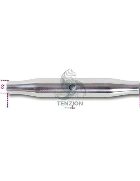 Canaula A Tubo Acciaio Inox AISI 316