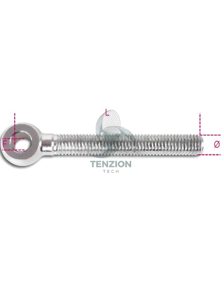 Tirante Ad Occhio Destro Acciaio Inox AISI 316