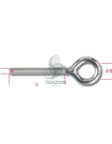 Vite Ad Occhio Per Tasselli Acciaio Inox AISI 316