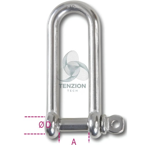 Grillo Dritto Lungo Per Connessioni Generiche Acciaio Inox AISI 316