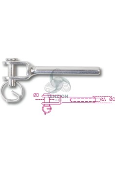 Terminale A Forcella Acciaio Inox AISI 316 2