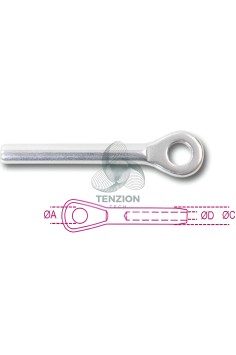 Terminale Ad Occhio Acciaio Inox AISI 316 2