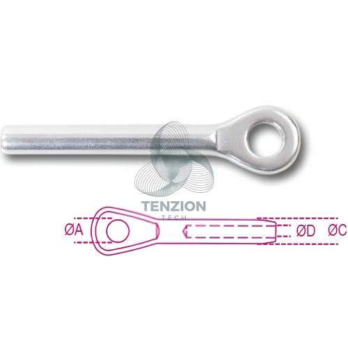 Terminale Ad Occhio Acciaio Inox AISI 316
