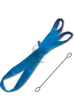 Braca Fascia Di Sollevamento Poliestere Alta Tenacità PES Blu 8T