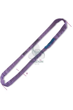 Braca Fascia Di Sollevamento Poliestere Alta Tenacità PES Viola 1T 2