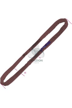 Braca Fascia Di Sollevamento Poliestere Alta Tenacità PES Marrone 6T 2