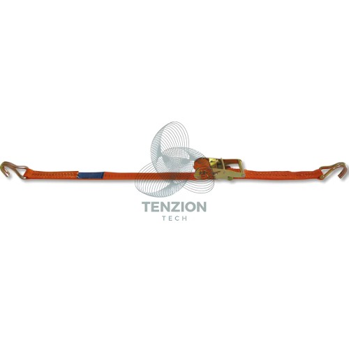 Sistema Di Ancoraggio A Cricchetto Nastro Poliestere Alta Tenacità PES LC 1000Kg Ganci Uncino