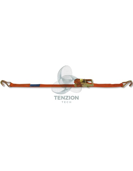 Set 4 Cricchetti 8181 6m Nastro Poliestere Alta Tenacità PES Ganci Uncino