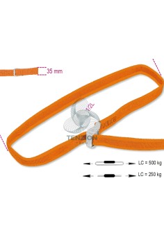 Sistema Di Legatura Ad Anello Con Fibbia Di Serraggio Nastro Polipropilene Alta Tenacità PP LC 500Kg 5m 2