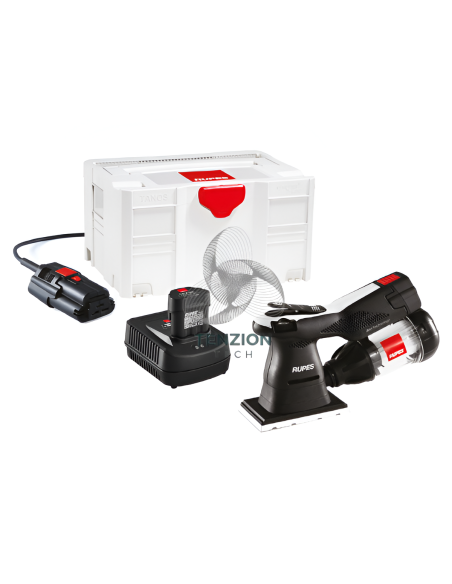 Kit Mini Levigatrice Orbitale 18V 2,5Ah Rupes HSE73/BLX