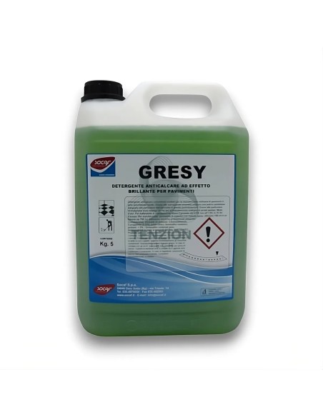 Detergente Gresy Anticalcare 5Kg Effetto Brillante | Socaf
