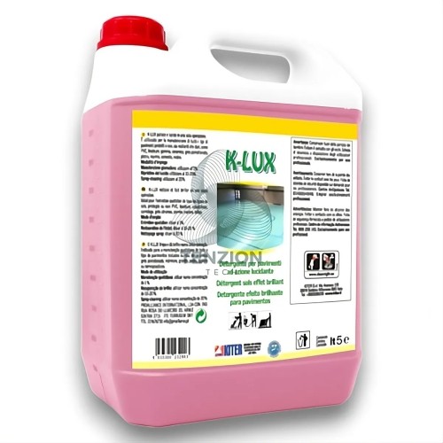 Detergente K-LUX Bassa Schiuma 5Lt Pavimenti - Socaf