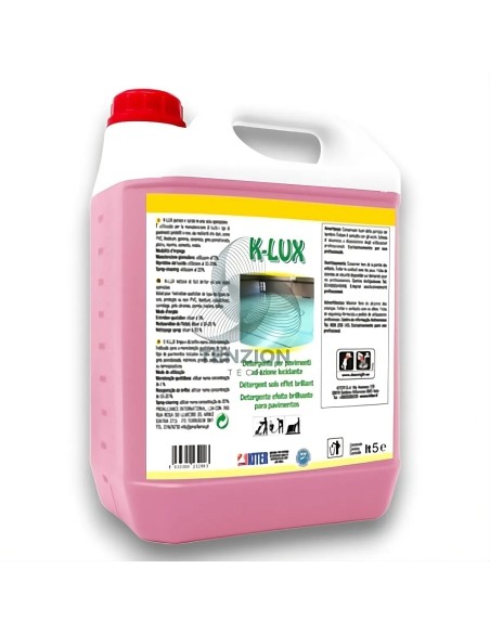 Detergente K-LUX Bassa Schiuma 5Lt Pavimenti - Socaf