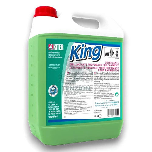 Detergente King Brillantante Agrumi 5Lt Pavimenti - Socaf