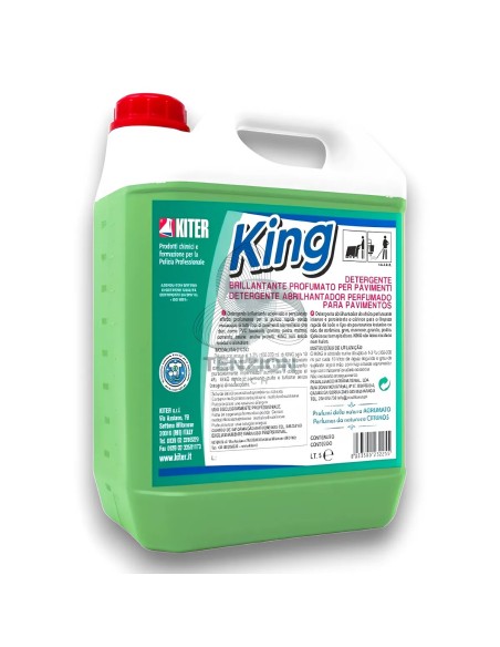 Detergente King Brillantante Agrumi 5Lt Pavimenti - Socaf
