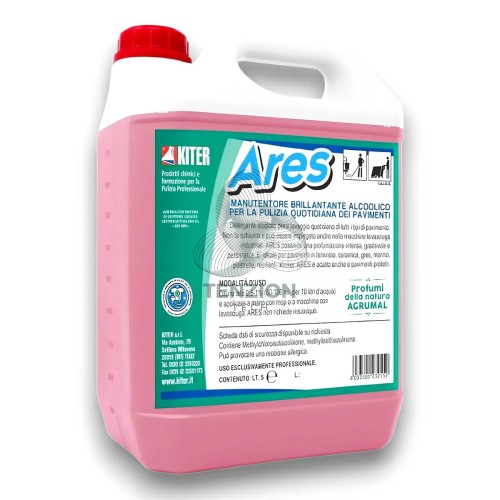 Detergente Ares Brillantante Alcolico 5Lt Pavimenti - Socaf
