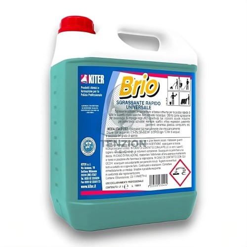 Detergente Brio Sgrassatore Universale 5Lt Pavimenti - Socaf