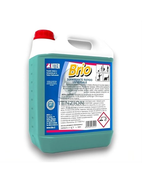 Detergente Brio Sgrassatore Universale 5Lt Pavimenti - Socaf