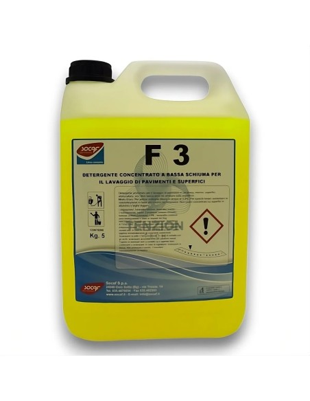 Detergente F3 Sgrassante 5Kg Bassa Schiuma - Socaf