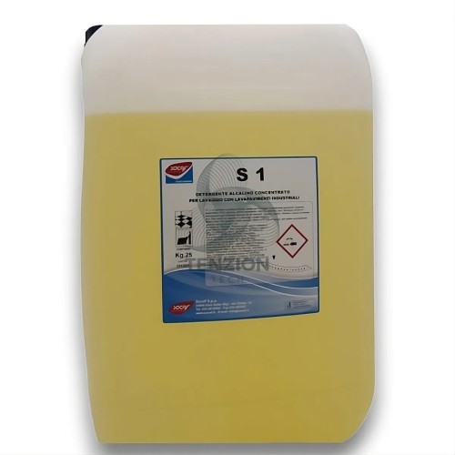 Detergente S1 Alcalino 25Kg Schiuma Frenata - Socaf