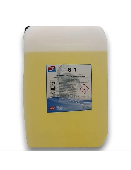 Detergente S1 Alcalino 25Kg Schiuma Frenata - Socaf