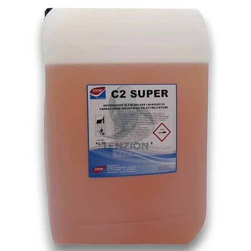 Detergente C2 Super Alcalino 25Kg per Pavimenti e Superfici