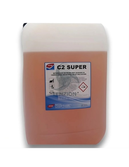 Detergente C2 Super Alcalino 25Kg per Pavimenti e Superfici