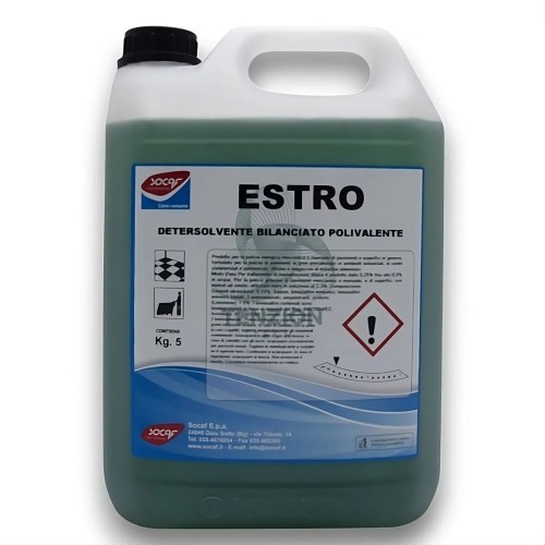 Detergente Estro Sgrassante Polivalente 5Kg - Socaf
