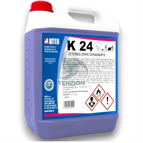 Detergente K24 Sgrassante Alcalino 5Lt per Superfici - Socaf