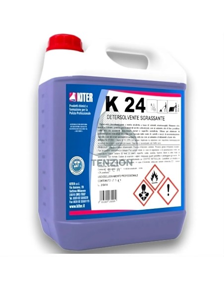 Detergente K24 Sgrassante Alcalino 5Lt per Superfici - Socaf