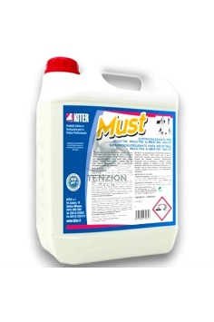 Detergente Must Supersgrassante 5Lt per Industrie - Socaf